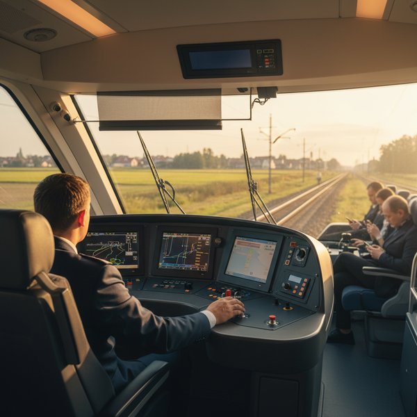 Pociąg Pendolino narodowy przewoźnik dalekobieżny na peronie - kontakty do operatorów kolejowych transportu pasażerskiego PKD 4910Z