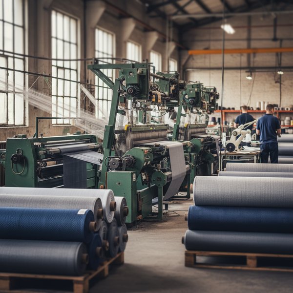 Wizualizacja branży producentów specjalistycznych tkanin - kontakty B2B w bazie Baza producentów specjalistycznych tkanin