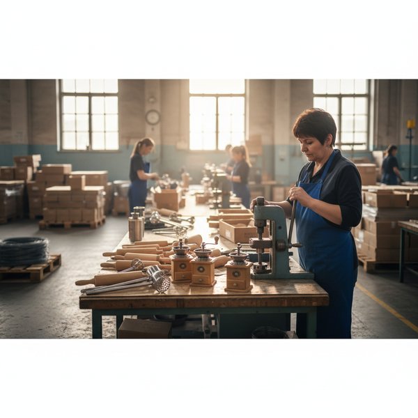 Wizualizacja branży producentów nieelekrtycznego sprzętu gospodarstwa domowego - baza B2B