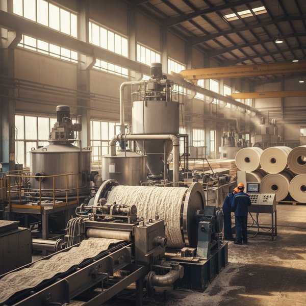 Linia produkcji pulpy chemicznej producent papieru Kwidzyn - kontakty do producentów masy włóknistej PKD 1711Z