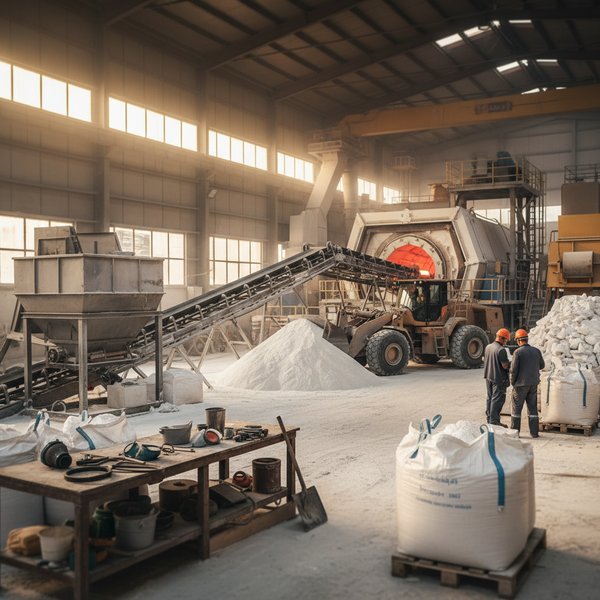 Wizualizacja branży producentów wapna i gipsu - kontakty B2B w bazie Baza producentów wapna i gipsu