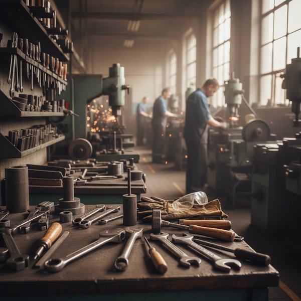 Hala produkcji noży kuchennych producent sztućców - kontakty do producentów narzędzi ręcznych mechanicznych PKD 2571Z