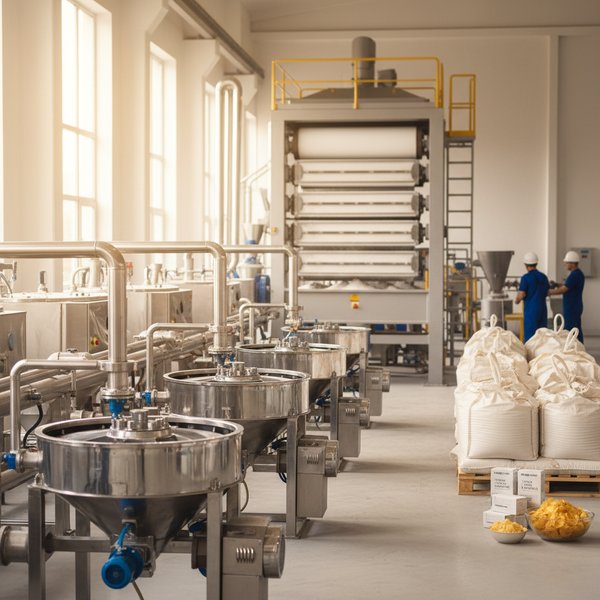 Wizualizacja branży producentów skrobi i wyrobów skrobiowych - baza B2B