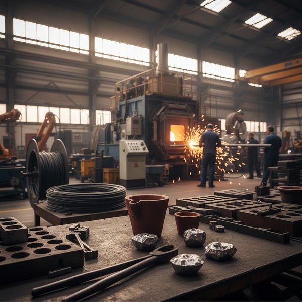 Wizualizacja branży producentów nietypowych metali nieżelaznych - baza B2B