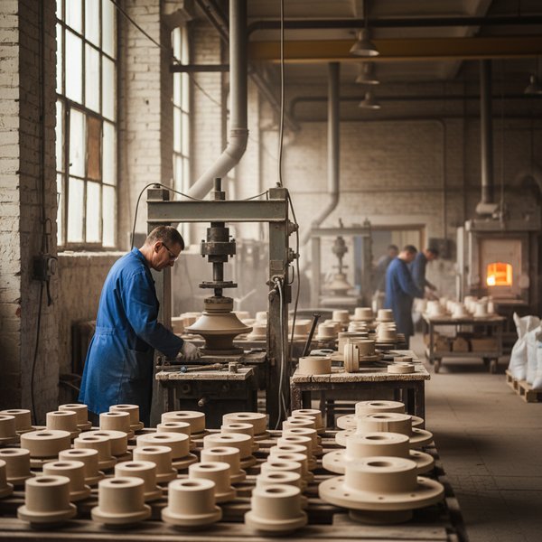 Wizualizacja branży producentów ceramicznych izolatorów i osłon izolacyjnych - baza B2B