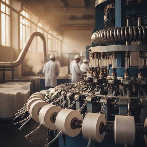 Linia spinningu poliamidowego włókna chemicznego - kontakty do producentów włókien chemicznych PKD 2060Z