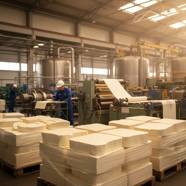 Wizualizacja branży producentów kauczuku synetetycznego w formach podstawowych - baza B2B
