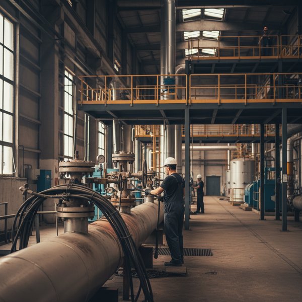 Wizualizacja branży firm zajmujących się transportem rurociągowym specjalistycznych towarów - baza B2B