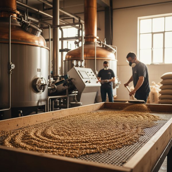 Wizualizacja branży producentów słodu - kontakty B2B w bazie Baza producentów słodu