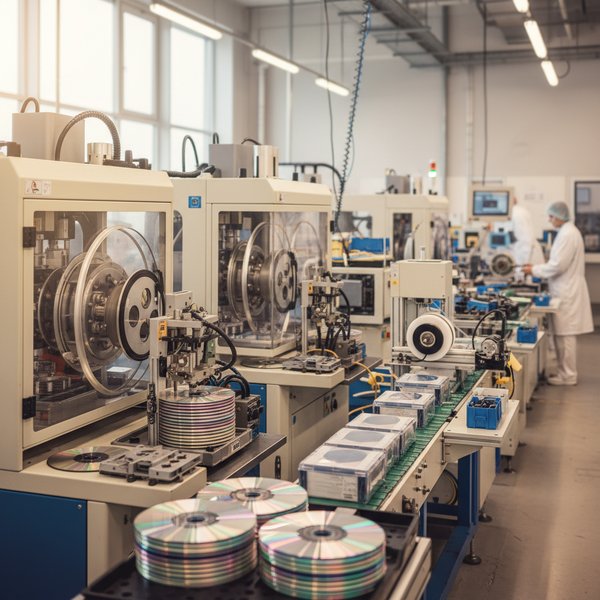 Wizualizacja branży producentów magnetycznych i optycznych nośników informacji - baza B2B