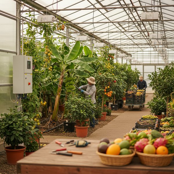 Wizualizacja branży producentów owoców tropikalnych i podzwrotnikowych - baza B2B