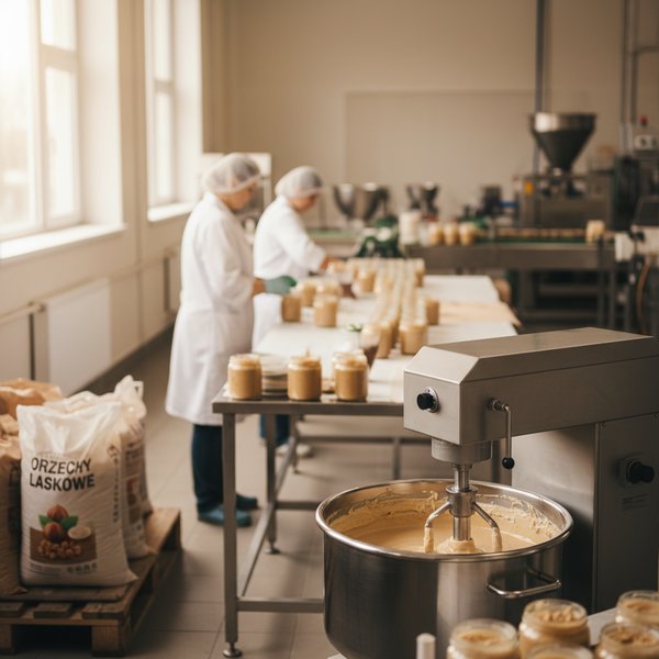 Wizualizacja branży producentów pozostałych artykułów spożywczych - baza B2B