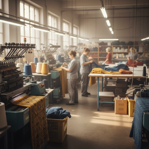Wizualizacja branży producentów wyrobów dzianych i odzieży dzianej - baza B2B