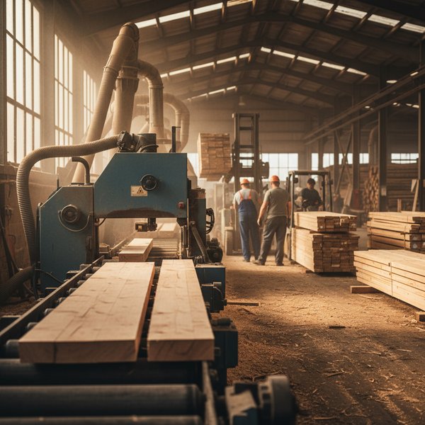 Wizualizacja branży producentów wyrobów tartacznych - kontakty B2B w bazie Baza producentów wyrobów tartacznych