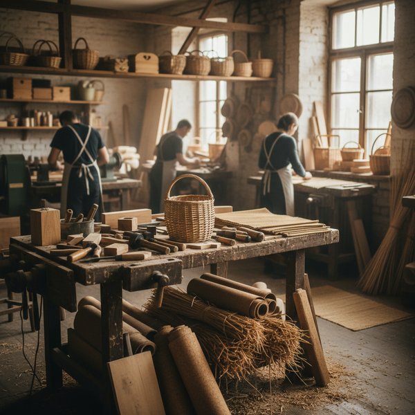 Baza producentów pozostałych wyrobów z drewna oraz wyrobów z korka, słomy i materiałów używanych do wyplatania