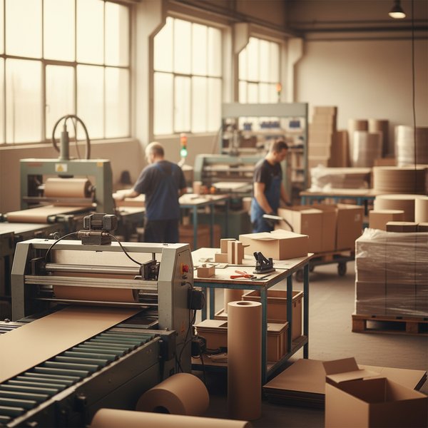 Wizualizacja branży producentów pozostałych wyrobów z papieru i tektury - baza B2B