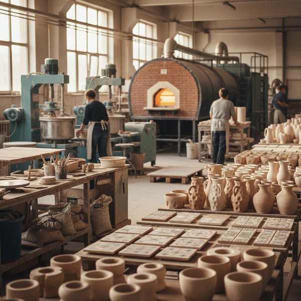 Wizualizacja branży producentów pozostałych wyrobów ceramicznych - baza B2B