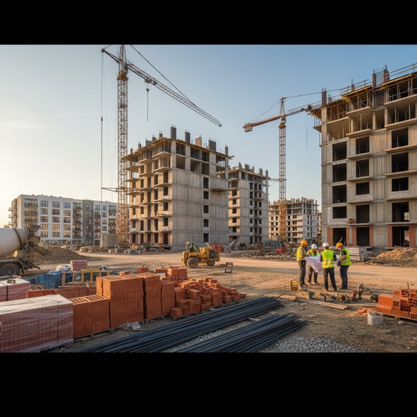Wizualizacja branży firm wznoszących budynki mieszkalne - kontakty B2B w bazie Baza firm wznoszących budynki mieszkalne