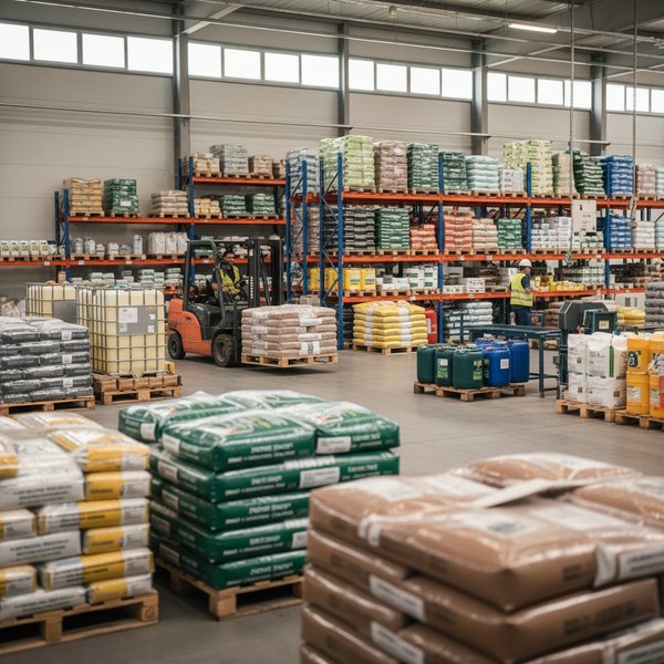 Wizualizacja branży hurtowni chemicznych nawozów i środków ochrony roślin - baza B2B