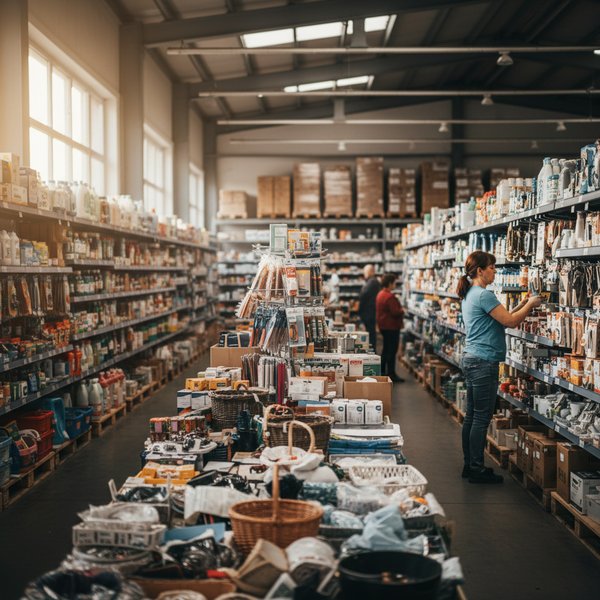 Wizualizacja branży firm pozostała sprzedaż detaliczna niewyspecjalizowana - baza B2B