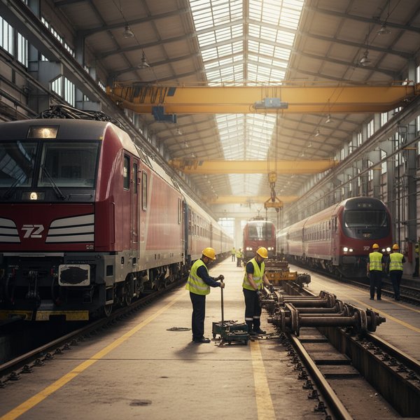 Wizualizacja branży przewoźników kolejowych pasażerskich ciężkich - baza B2B