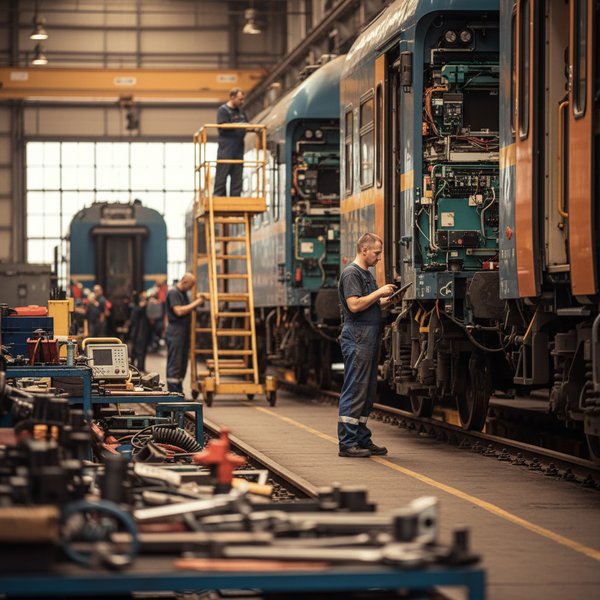 Wizualizacja branży firm pozostałego szynowego transportu pasażerskiego - baza B2B