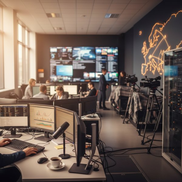 Wizualizacja branży serwisów informacyjnych i agencji prasowych - baza B2B