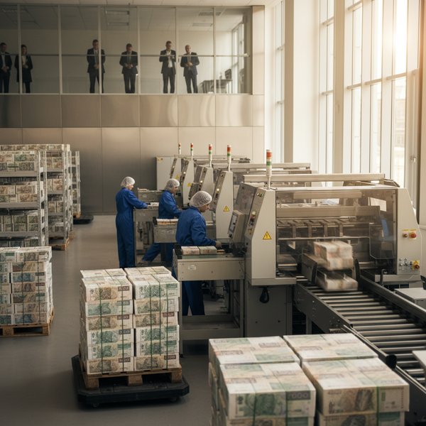 Wizualizacja branży firm prowadzących działalność banku centralnego - baza B2B