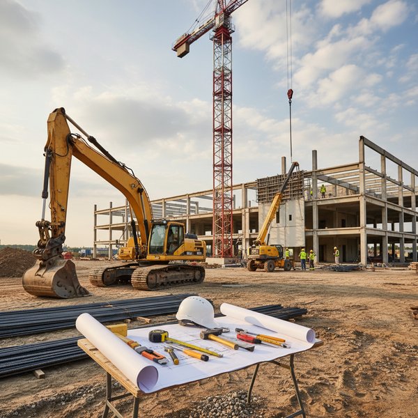 Wizualizacja branży firm realizujących projekty budynków niemieszkalnych - baza B2B