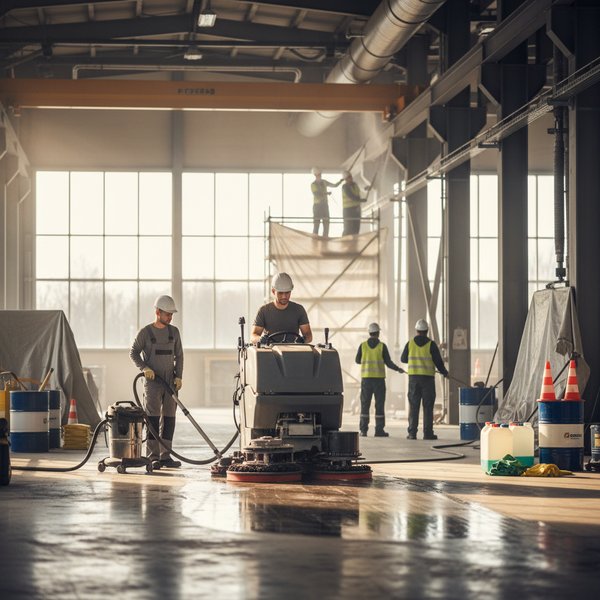 Wizualizacja branży firm pozostałe sprzątanie budynków i obiektów przemysłowych - baza B2B