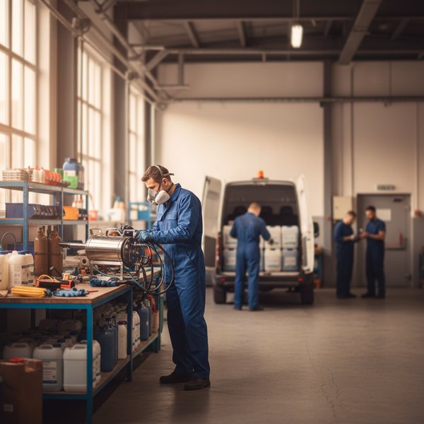 Wizualizacja branży firm dezynfekcji, dezynsekcji i deratyzacji - baza B2B