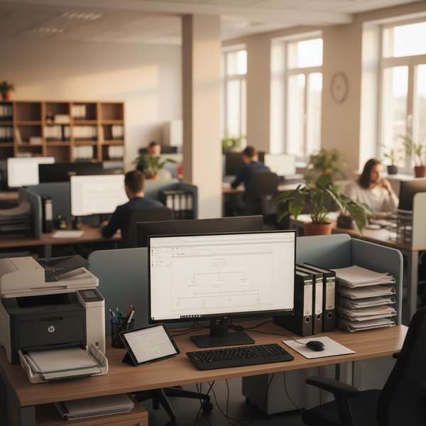 Wizualizacja branży firm administracyjnej obsługi biur - kontakty B2B w bazie Baza firm administracyjnej obsługi biur