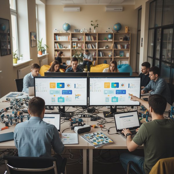 Wizualizacja branży firm wspomagających edukację - kontakty B2B w bazie Baza firm wspomagających edukację