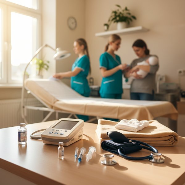 Wizualizacja branży gabinetów pielęgniarskich i położniczych - baza B2B