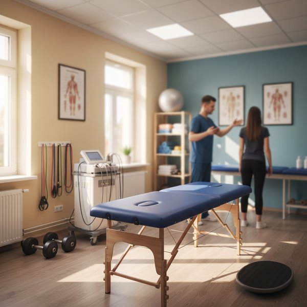 Wizualizacja branży placówek fizjoterapeutycznych - kontakty B2B w bazie Baza placówek fizjoterapeutycznych