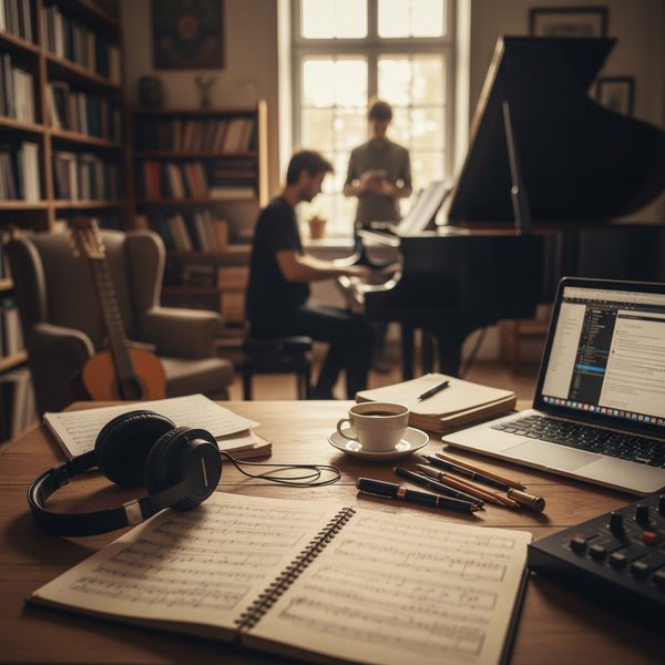 Wizualizacja branży twórców literatury i kompozytorów - kontakty B2B w bazie Baza twórców literatury i kompozytorów