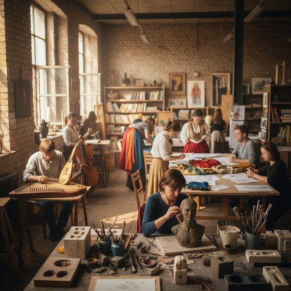Wizualizacja branży pozostałych twórców kultury - kontakty B2B w bazie Baza pozostałych twórców kultury