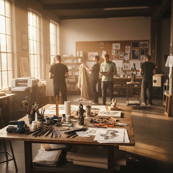Wizualizacja branży firm wspomagających działalność artystyczną - baza B2B