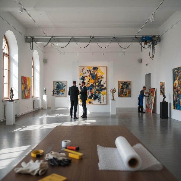 Wizualizacja branży galerii sztuki - kontakty B2B w bazie Baza galerii sztuki