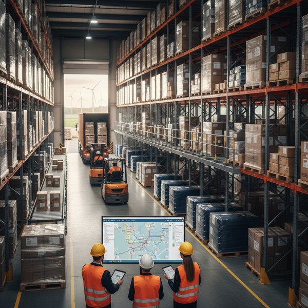 Magazyn 3PL z wózkami widłowymi i regałami - kontakty do polskich firm logistycznych i spedycyjnych PKD 5229C