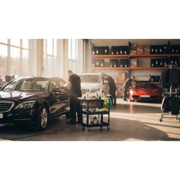 Wizualizacja branży firm detailingu pojazdów - kontakty B2B w bazie Baza firm detailingu pojazdów