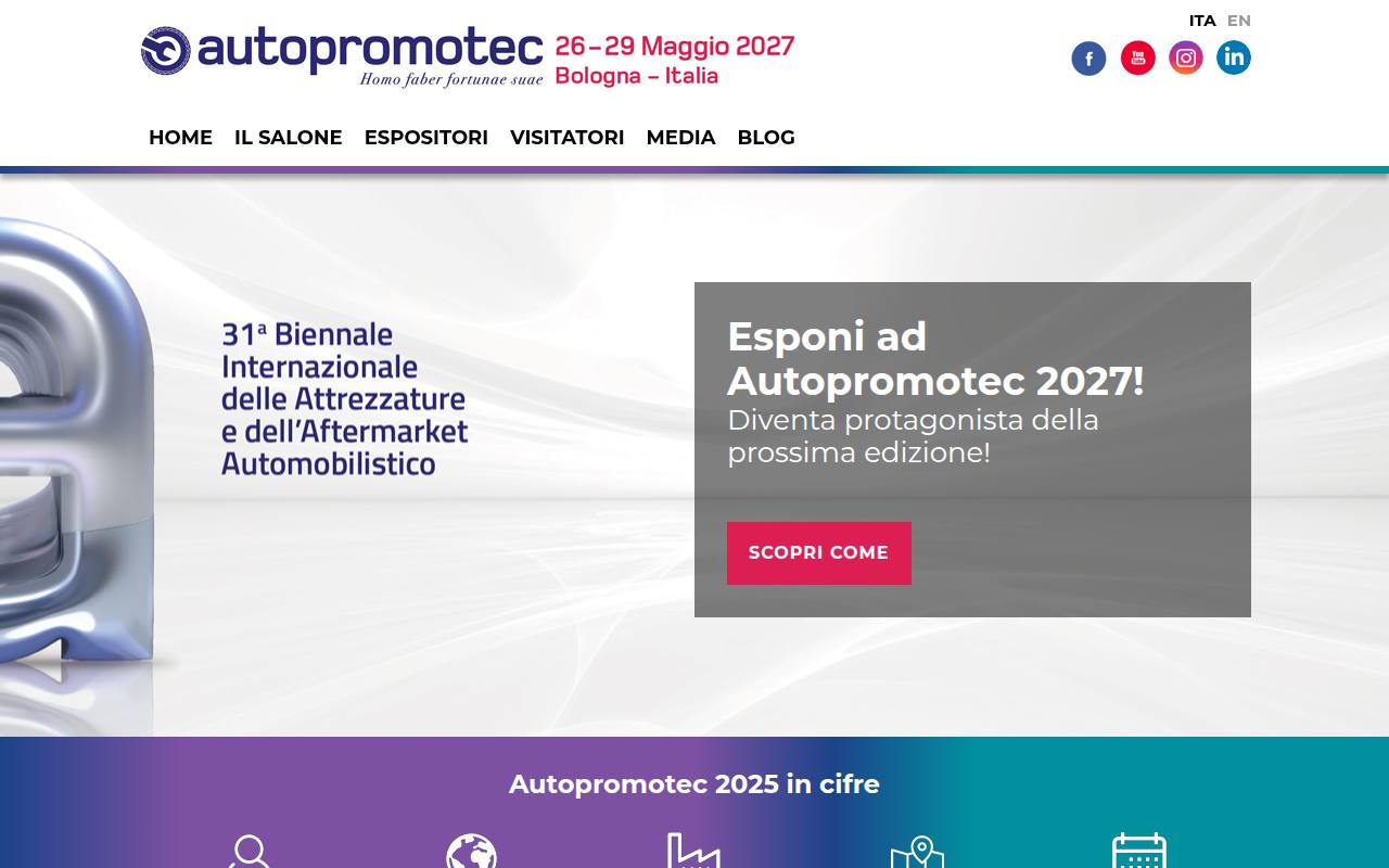 Strona targów Autopromotec
