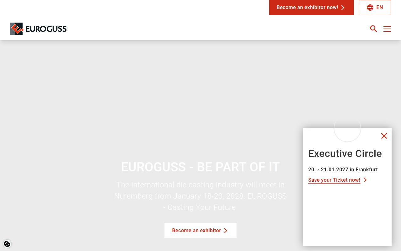 Strona targów EUROGUSS