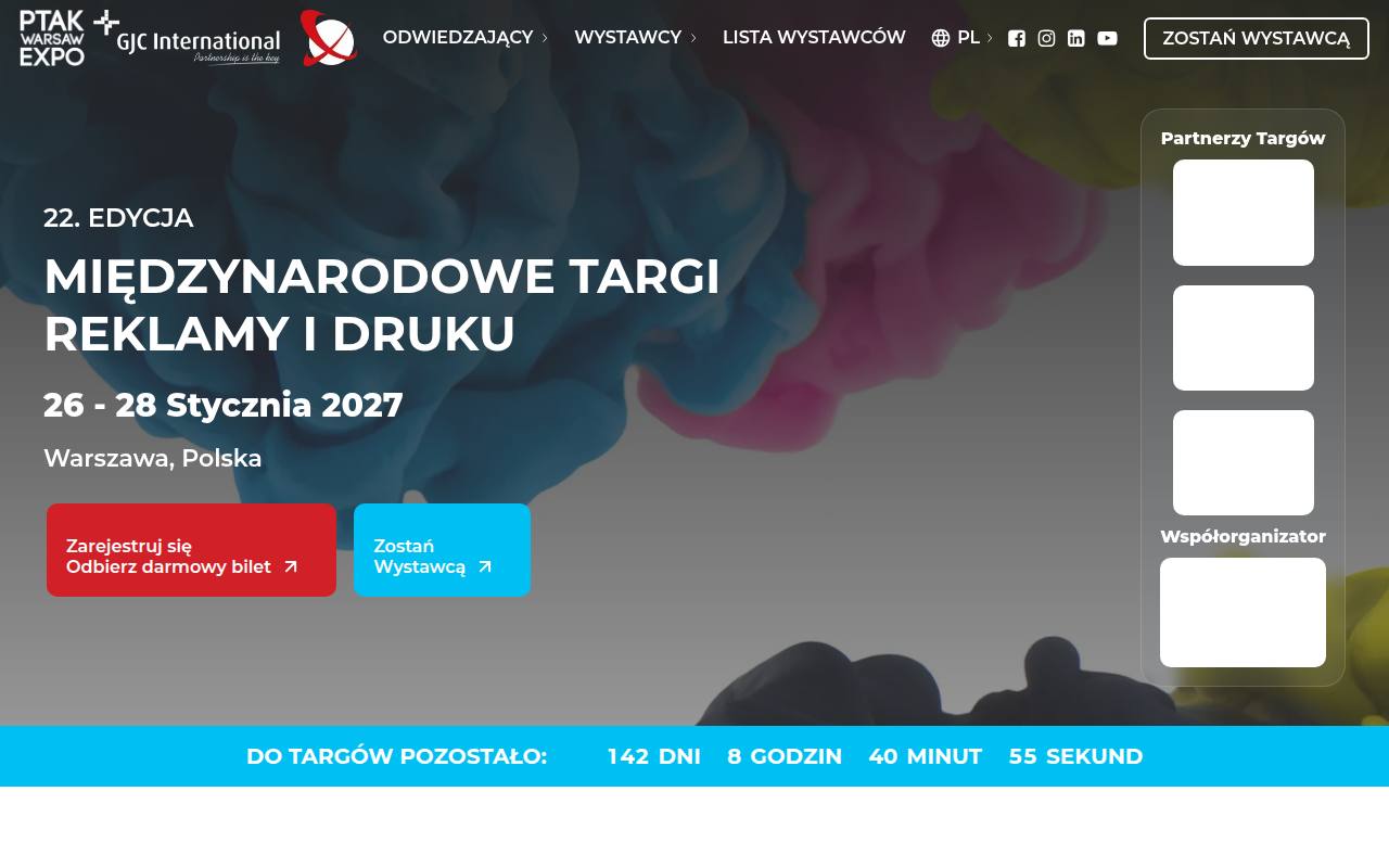 Strona targów RemaDays Warsaw