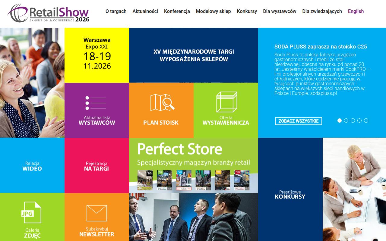 Strona targów RetailShow