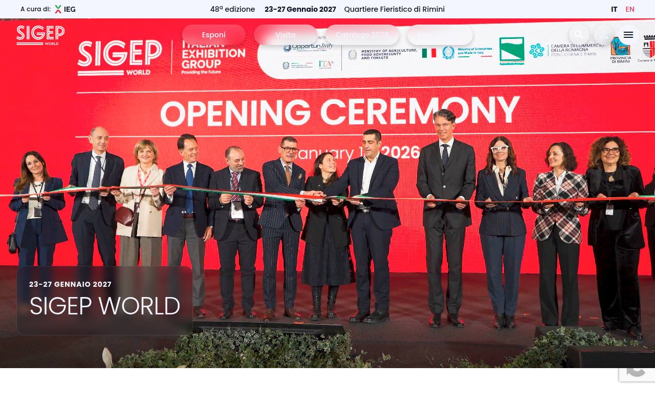 Strona targów SIGEP World