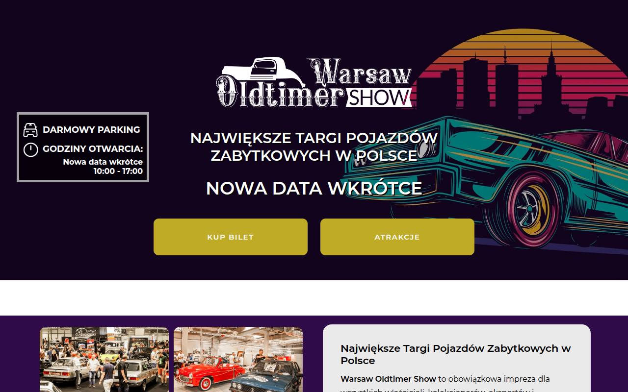 Strona targów Warsaw Oldtimer Show