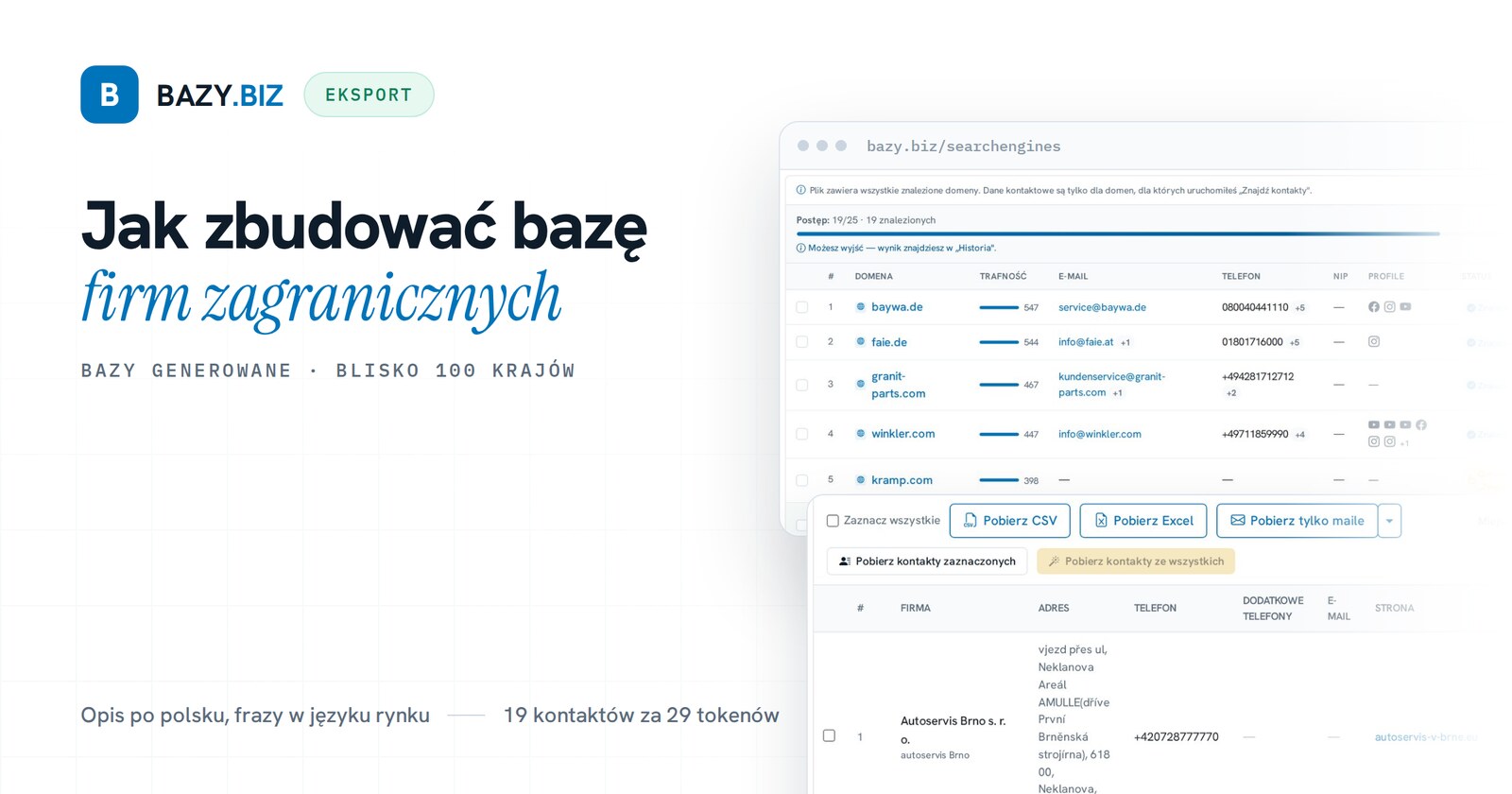 Jak zbudować bazę kontaktów do firm zagranicznych