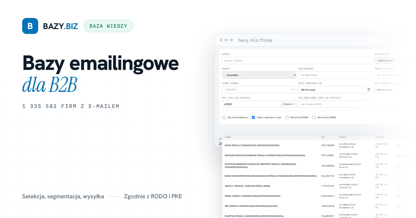 Bazy emailingowe B2B: jak wybrać, zbudować i legalnie wykorzystać bazę mailingową