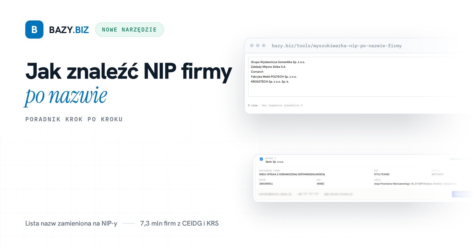 Jak znaleźć NIP firmy po nazwie? Poradnik krok po kroku